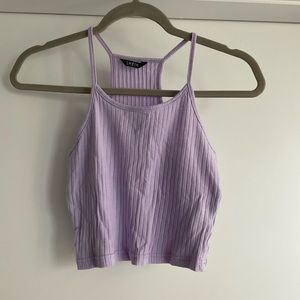 PURPLE CROP TOP